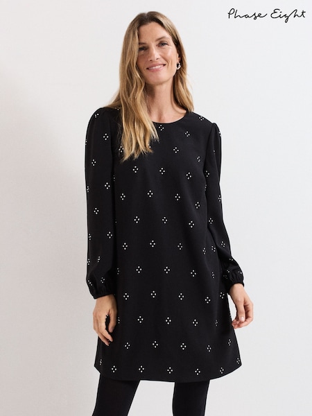 Phase Eight Black Lucia Dress (Y09672) | €152