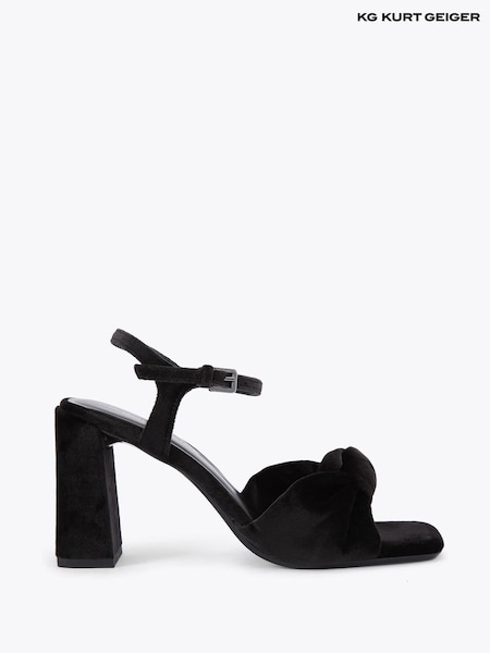 KG Kurt Geiger Black Signet Sandals (Y10388) | AED751