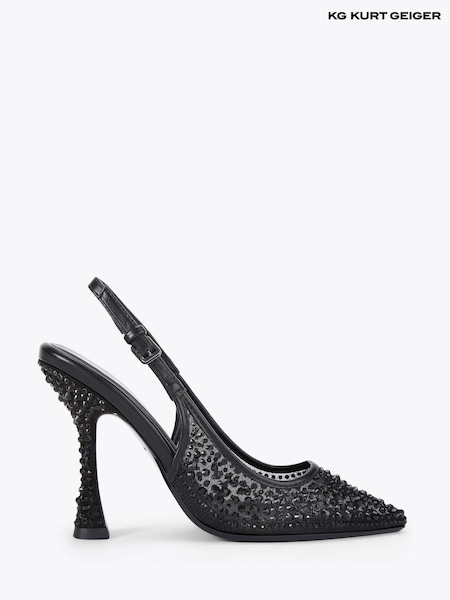 KG Kurt Geiger Black Gem Shoes (Y10395) | €171