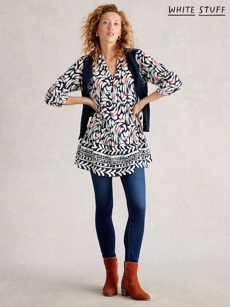 White Stuff Blue Marta Top (Y10566) | €78