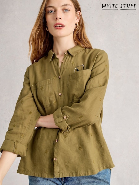 White Stuff Green Sophie Shirt (Y10572) | €69