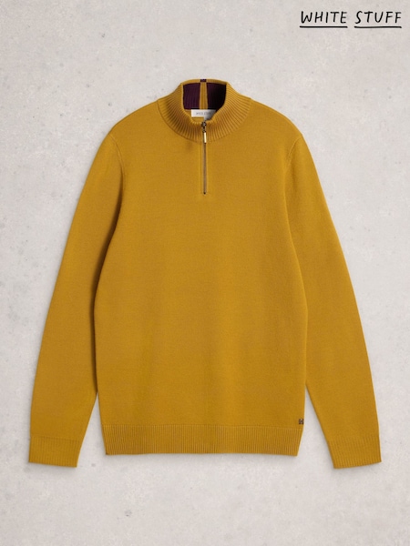 White Stuff Yellow Newport Merino Funnel Jumper (Y10575) | €99