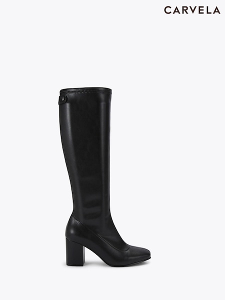 Carvela Black Strut Knee High Boots (Y10630) | R$ 1.765