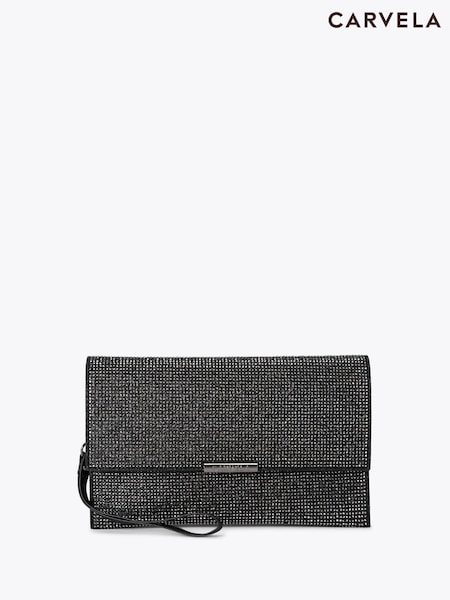 Carvela Silver Caterina Clutch Bag (Y10655) | R$ 880