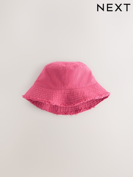 Bright Pink Bucket Hat (3mths-16yrs) (Y10676) | AED36 - AED41