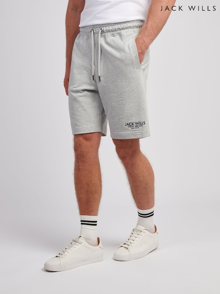 Jack Wills Grey Loopback Shorts (Y10694) | 148 QAR