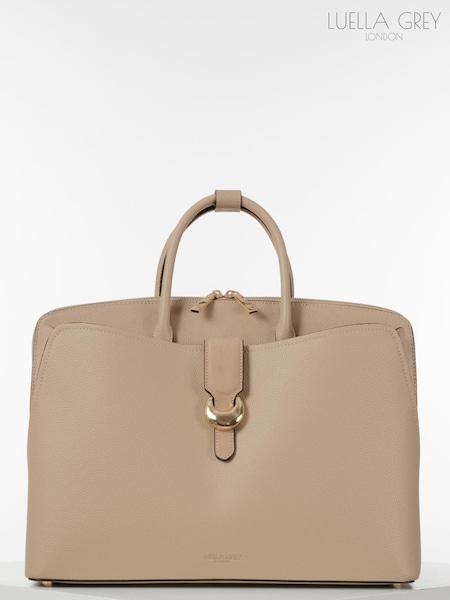 Luella Grey Carlotta Laptop Taupe Tote (Y10782) | €197