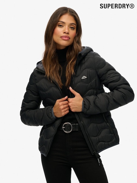 Superdry Hooded Fuji Lite Wave Padded Jacket (Y10834) | R$ 940