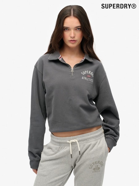Superdry Athletic Collared Half Zip Jumper (Y10850) | R$ 445