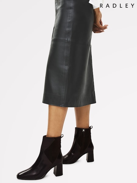 Radley Patchwork Close Panel Patchwork Heeled Boots (Y10914) | €222