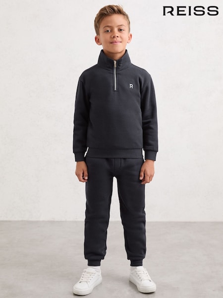 Reiss Navy Sulley 3-9 yrs Logo-Embroidery Tracksuit Set (Y11083) | €50