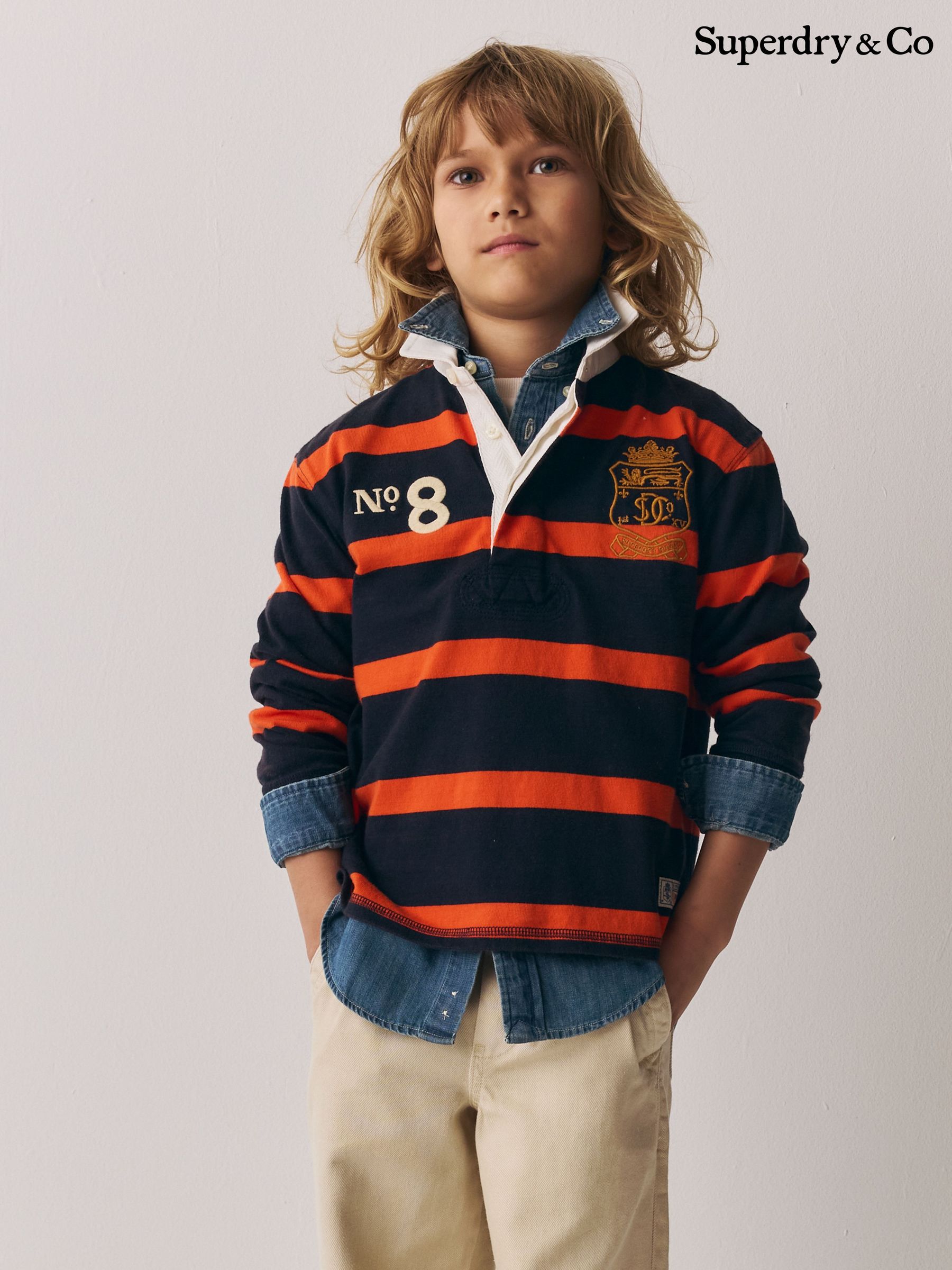 ラグビーボーイ Boys' Rugby Shirts Blue Tops | Next South Africa