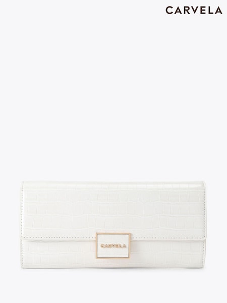 Carvela Cream Jessica Clutch Bag (Y11206) | R$ 980