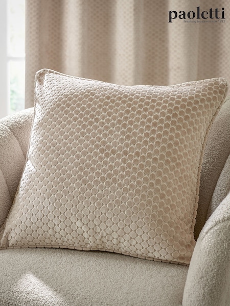 Paoletti Champagne Crushed Velvet Cushion (Y11271) | €32