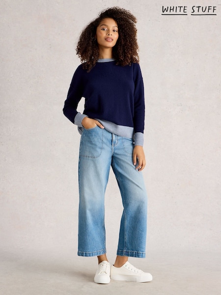 White Stuff Crew Cashmere Jumper (Y11485) | R$ 1.185