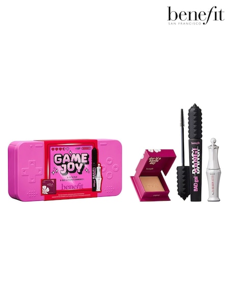 Benefit GameJoy Mascara, Brow and Bronzer 3-piece Makeup Gift Set (Worth Over £58) with Limited Edition Keepsake Tin (Y11503) | €45