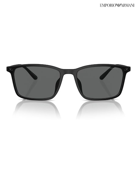 Emporio Armani Rectangle Black Sunglasses (Y11505) | 226 €