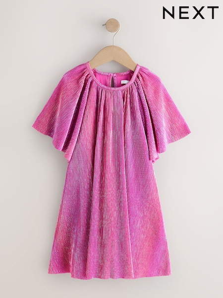 Rosa - Sparkle Angel Sleeve Party Dress (3-16yrs) (Y11519) | R$ 195 - R$ 255