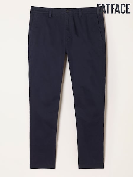 Navy - Regular Fatface Hayton Slim Fit Chinos