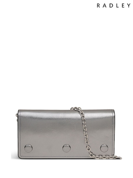 Radley Silver Chester Row - Metallic Large Bifold Matinee Purse (Y12332) | €126