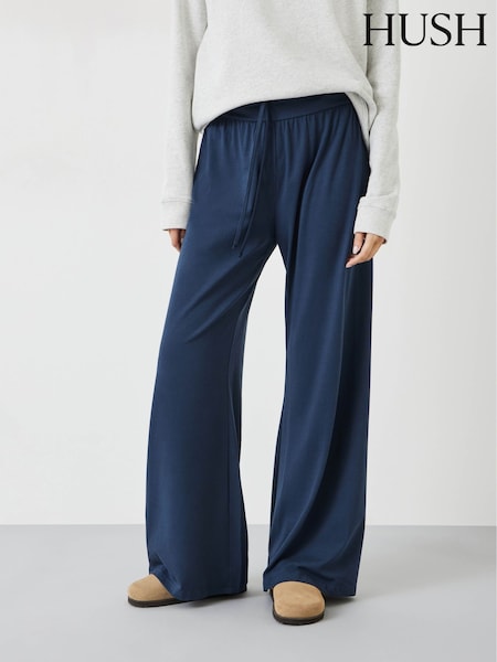 Hush Midnight Navy Amie Wide Leg Joggers (Y12487) | €80