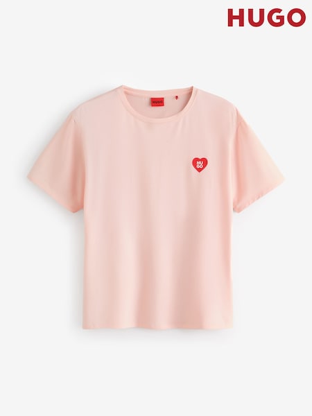 HUGO Pink Graphic Pyjama (Y12494) | €52