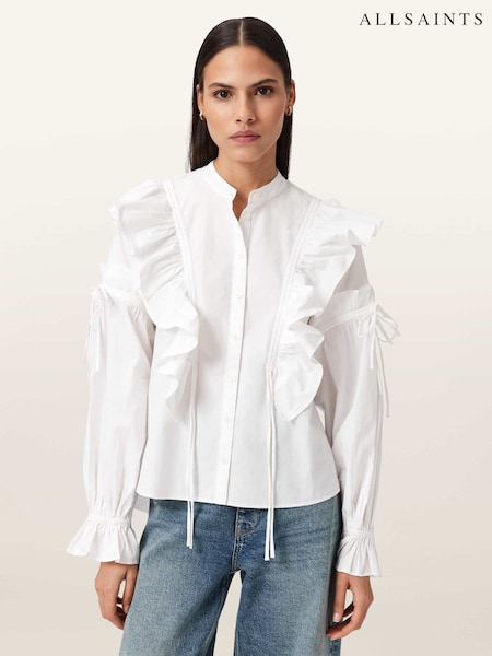 AllSaints White Lulu Shirt (Y12558) | R$ 1.570