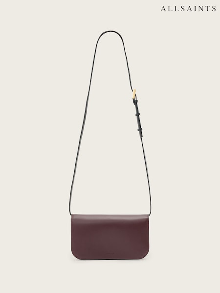 AllSaints Red Maeve Wallet Cross-Body Bags (Y12566) | 589 QAR