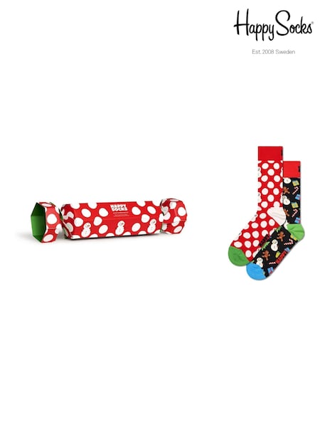 Happy Socks 2 Pack Big Dot Snowman Socks Gift Set (Y12692) | 31 €