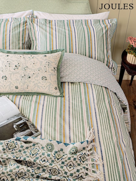 Joules Green Country Tiles Throw (Y12924) | €64 - €120