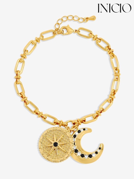 Inicio Gold Tone Celestial Charm Bracelet (Y12981) | €35