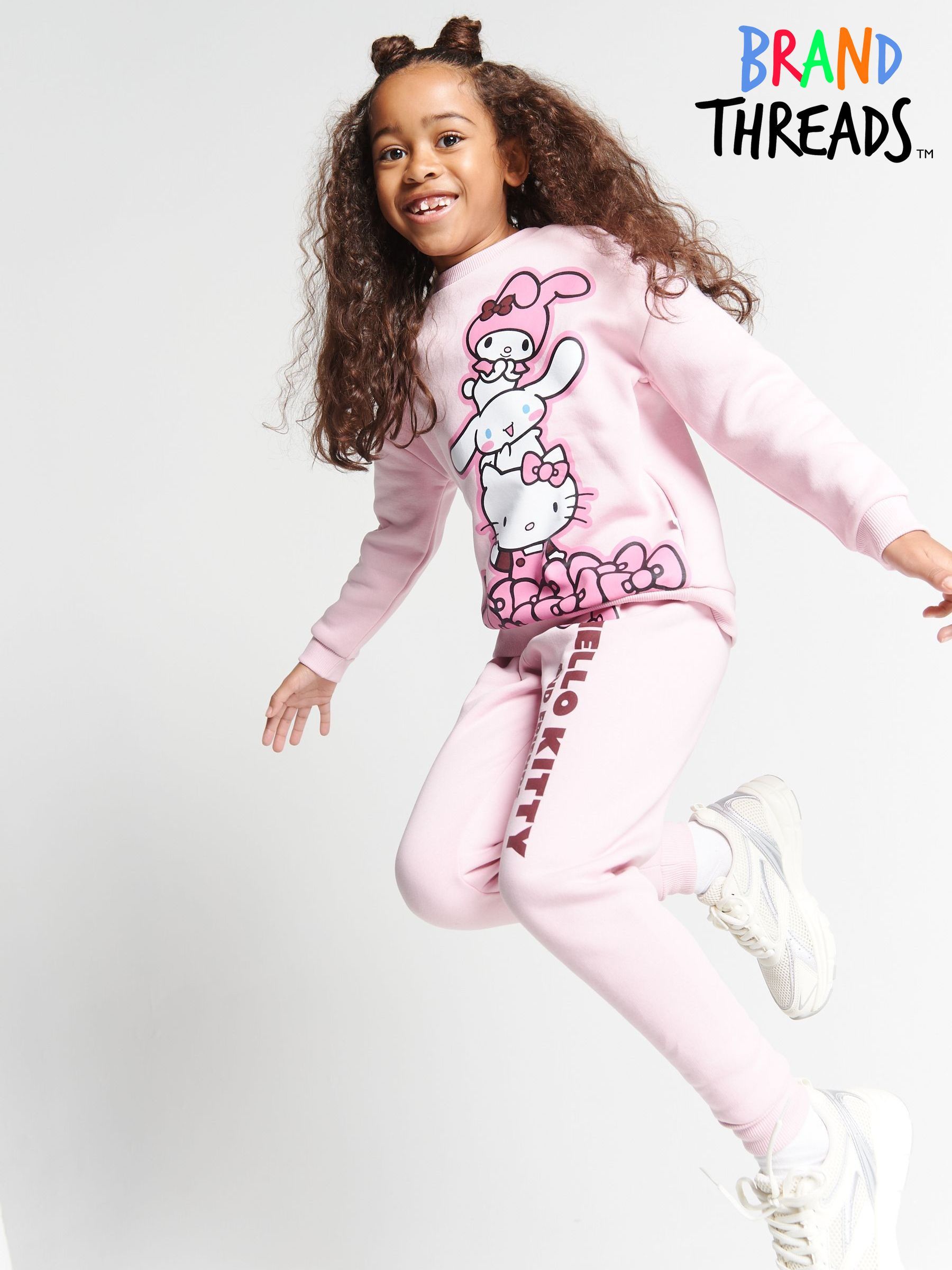 Ensemble Sweat + Pantalon Large NEXT - Pour Fille 13 Ans, Rose Avec Slogan, Confortable Et Tendance - 3