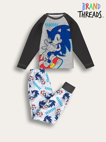 Brand Threads Blue Sonic The Hedgehog Boys Pyjamas (Y13119) | € 28