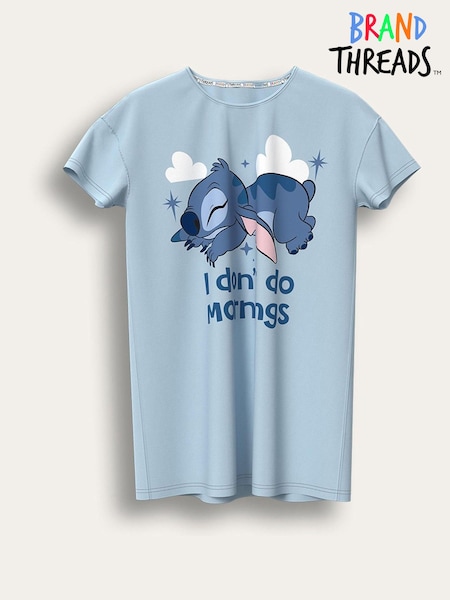 Brand Threads Blue Ladies Disney Stitch Nightie (Y13120) | R$ 235