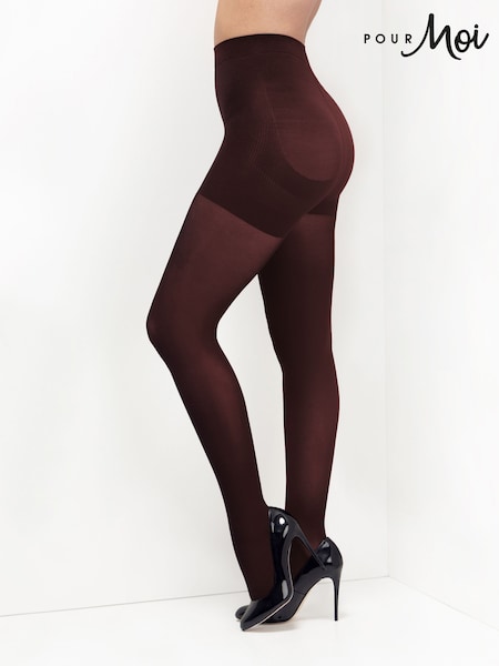 Pour Moi Red Definitions 40 Denier Shaping Control Tights (Y13241) | €15.50