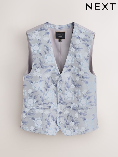 Light Blue Occasion Waistcoat (Y13244) | ₪172