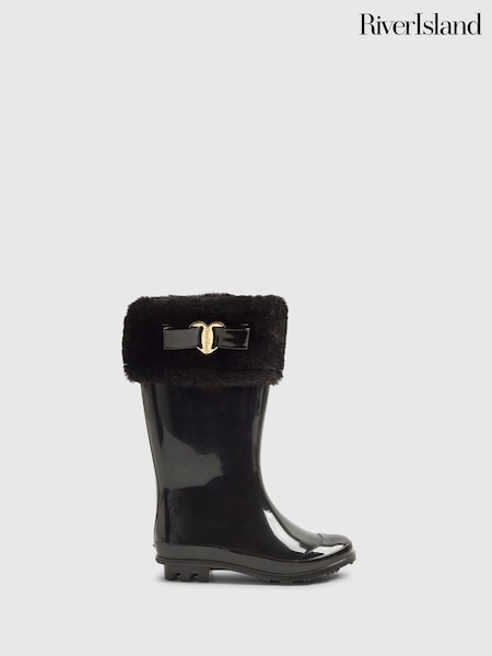 River Island Fur Lined Glitter Wellies (Y13289) | 28 €