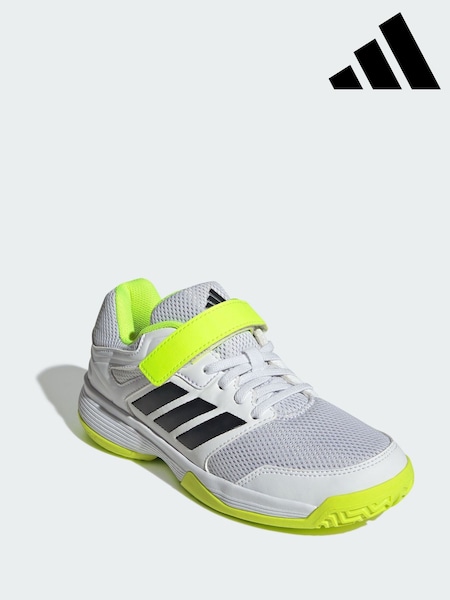 adidas White Speedcourt Indoor Shoes (Y13311) | AED192