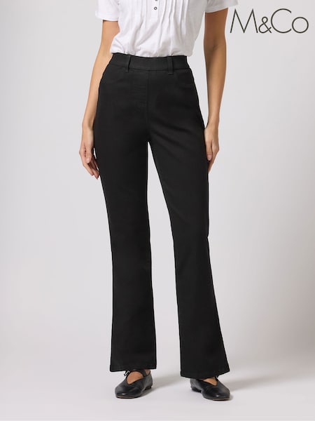 M&Co Black Bootcut Jeans (Y13351) | €42