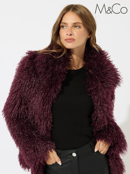 M&Co Mongolian Fur Coat (Y13408) | € 105