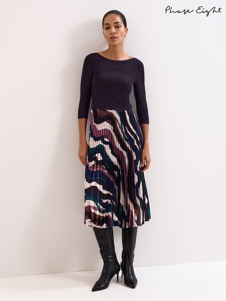 Phase Eight Purple Petite Riley Dress (Y13472) | €178