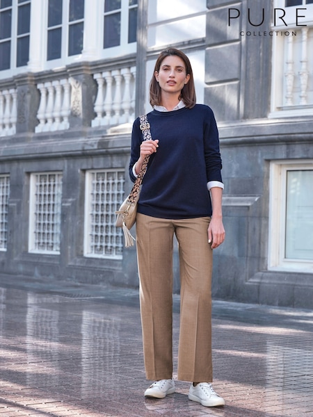 Pure Collection Cashmere Boyfriend Jumper (Y13782) | $399