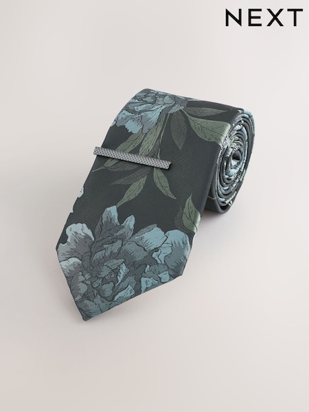 Tumma Vihreä - Pattern Tie (Y14015) | €22