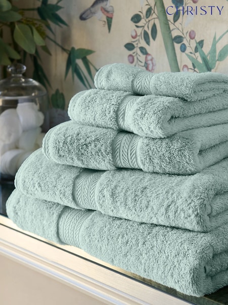 Christy Eggshell Blue Renaissance Luxury Egyptian Cotton Towel (Y14183) | €22 - €57