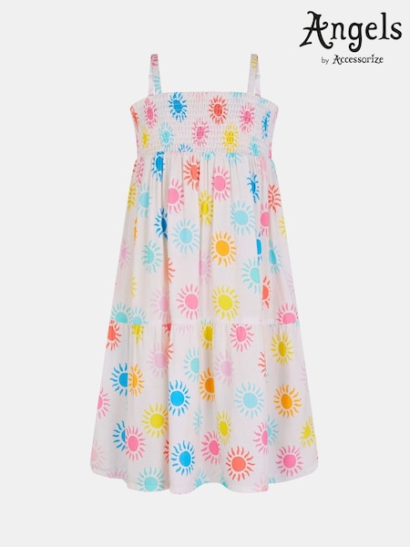 Angels By Accessorize Yellow Girls Sunshine Print Dress (Y14473) | 94 QAR - 99 QAR