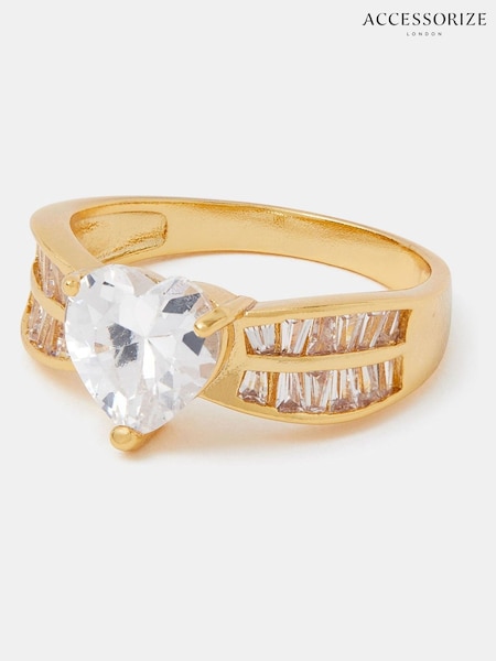Accessorize Sparkle Heart Ring (Y14478) | € 32