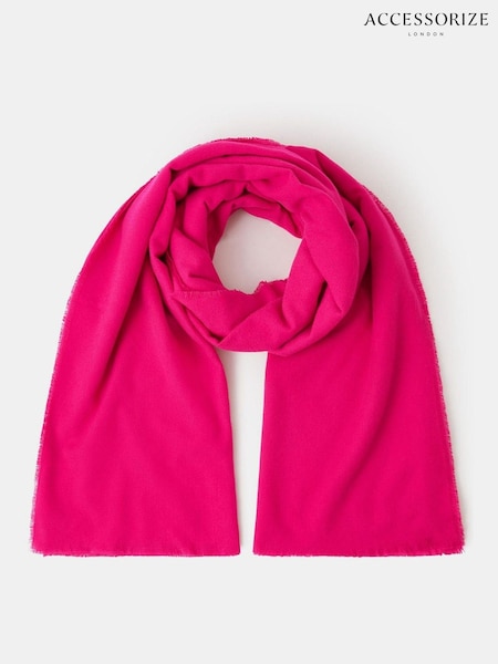 Accessorize Pink Super Soft Plain Blanket Scarf (Y14502) | €31