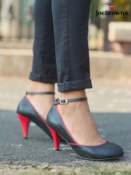Joe Browns Black Ankle Strap Vintage Style Shoes (Y14792) | R$ 545