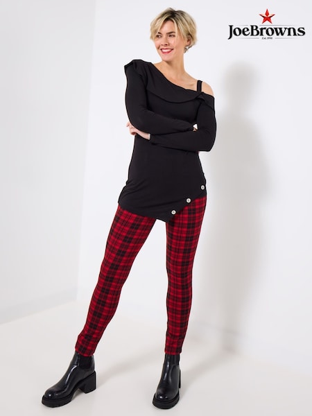 Joe Browns Purple Off Shoulder Asymmetric Top (Y15083) | €57