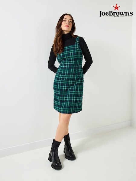 Joe Browns Green Pinafore Mini Dress (Y15116) | €69